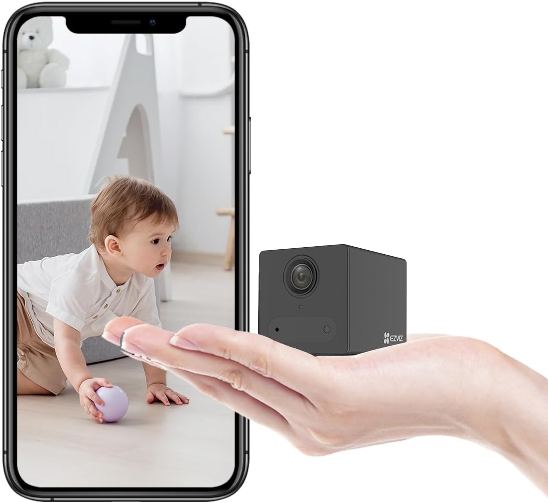 EZVIZ CB2 1080P Wi-Fi Battery Security Camera – Human Detection, Two-Way Talk, Night Vision & Magnetic Base