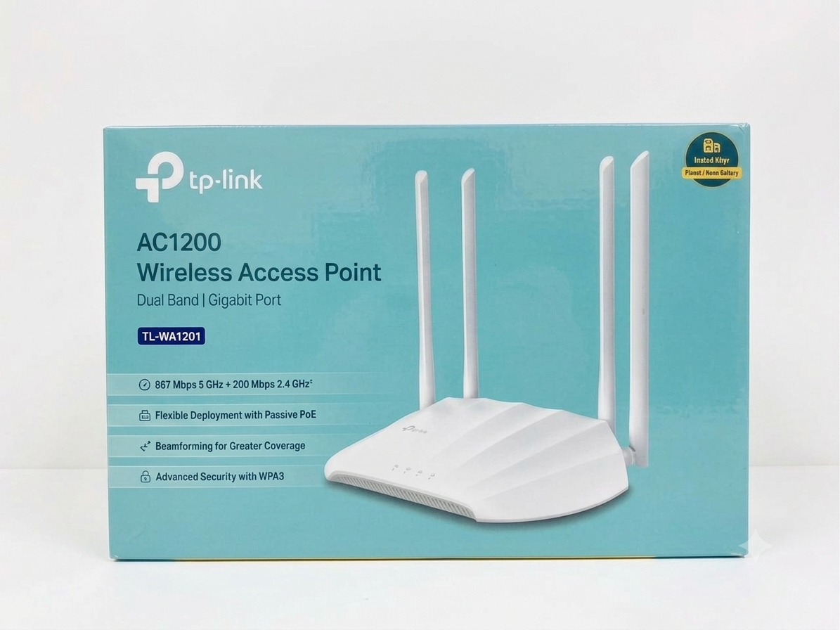 TP-Link TL-WA1201 AC1200 Dual Band Wireless Access Point (Gigabit Port, Passive PoE)